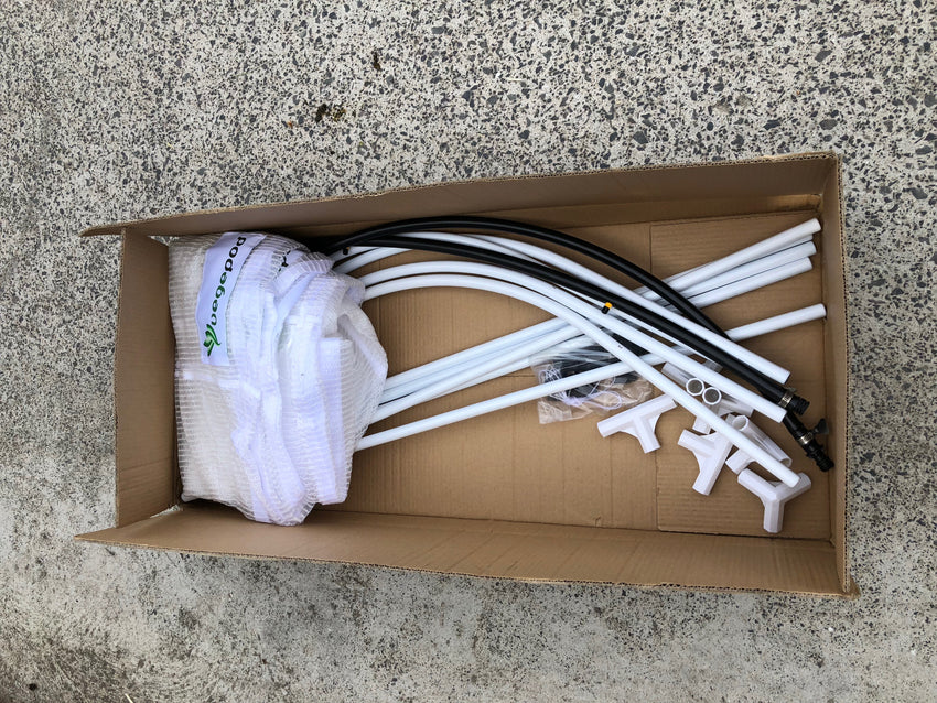 Vegecover parts in box